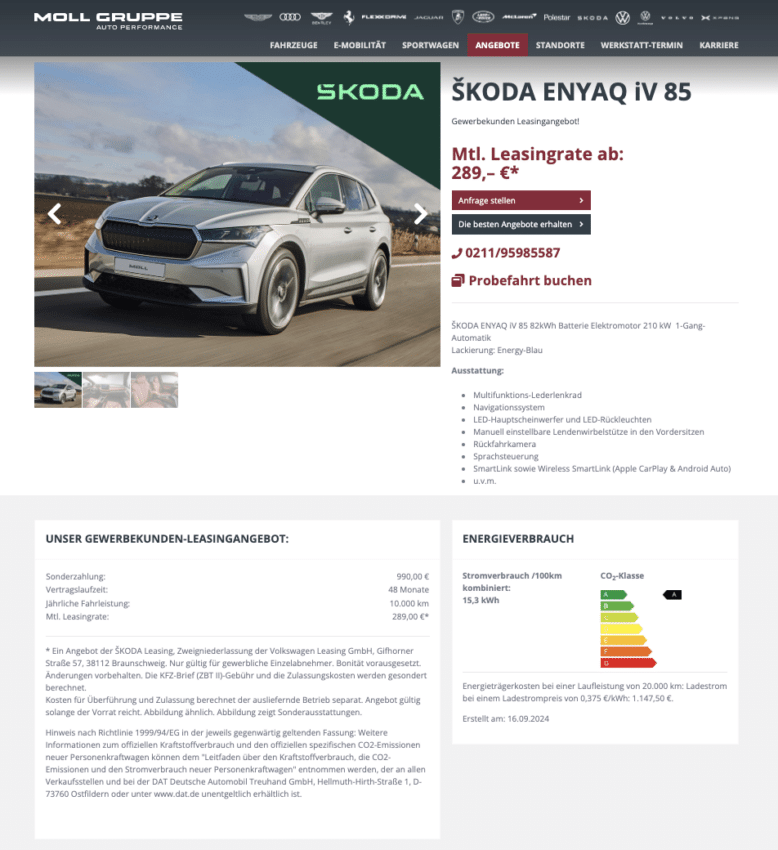 Skoda Leasing Schwerbehinderung