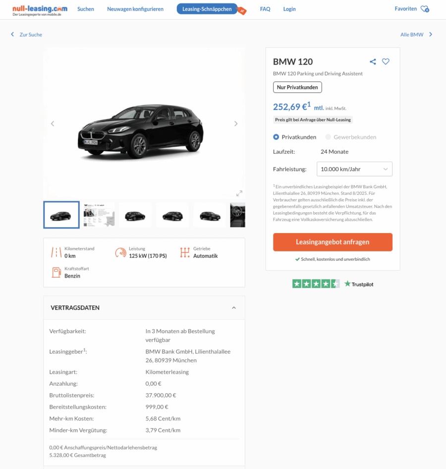 Auto Leasing Bmwnull